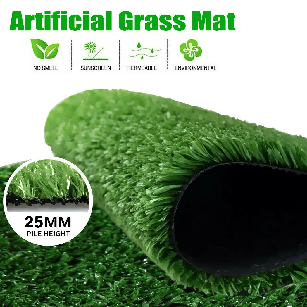 Artificial Grass Turf, Artificial Grass Outdoor Rug, Realistic Fake Grass for Dogs Large Synthetic Lawn for Home Garden Patio DIY Indoor Outdoor Decoration