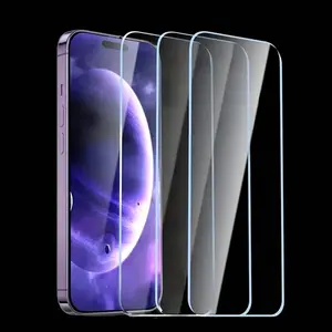 Tempered Glass Privacy Screen Protector, 3 Counts HD Phone Screen Protective Film, Anti-scratch Phone Accessories Compatible with iPhone