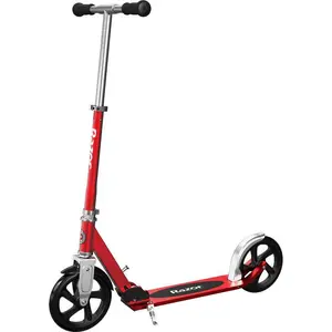 Razor A5 Lux Kick Scooter - Cherry Red: Steel Frame, Urethane Wheels, 220 lb Capacity