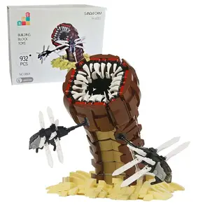 932PCS MOC Movie Dune Sandworm Building Blocks Sci-Fi Classics Ornithopter Scene Assembly Technical Bricks Toys For Kid Gift