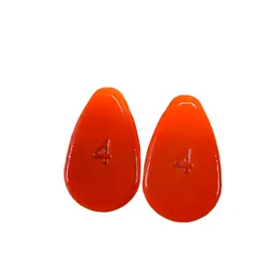 2 pack, 4 oz neon orange, no roll fishing weight