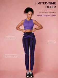 Fanka PowerBand Resistance High Intensity Leggings - Reversible Wear, Activewear Bottoms, All Seasons Gym Workout Leggings for Fitness,summerwins