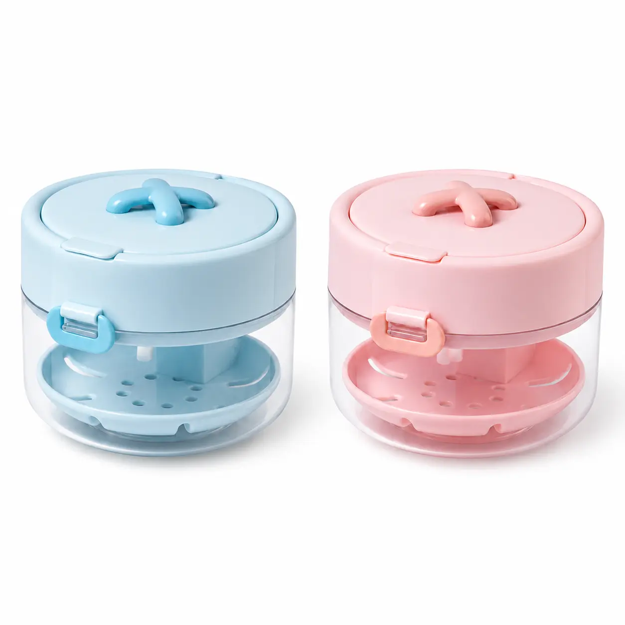 3-in-1 Retainer Cleaning Case with Mirror, Brush & Remover Tool, Portable Soaking and Storage Box for Aligners, Dentures & Mouth Guards