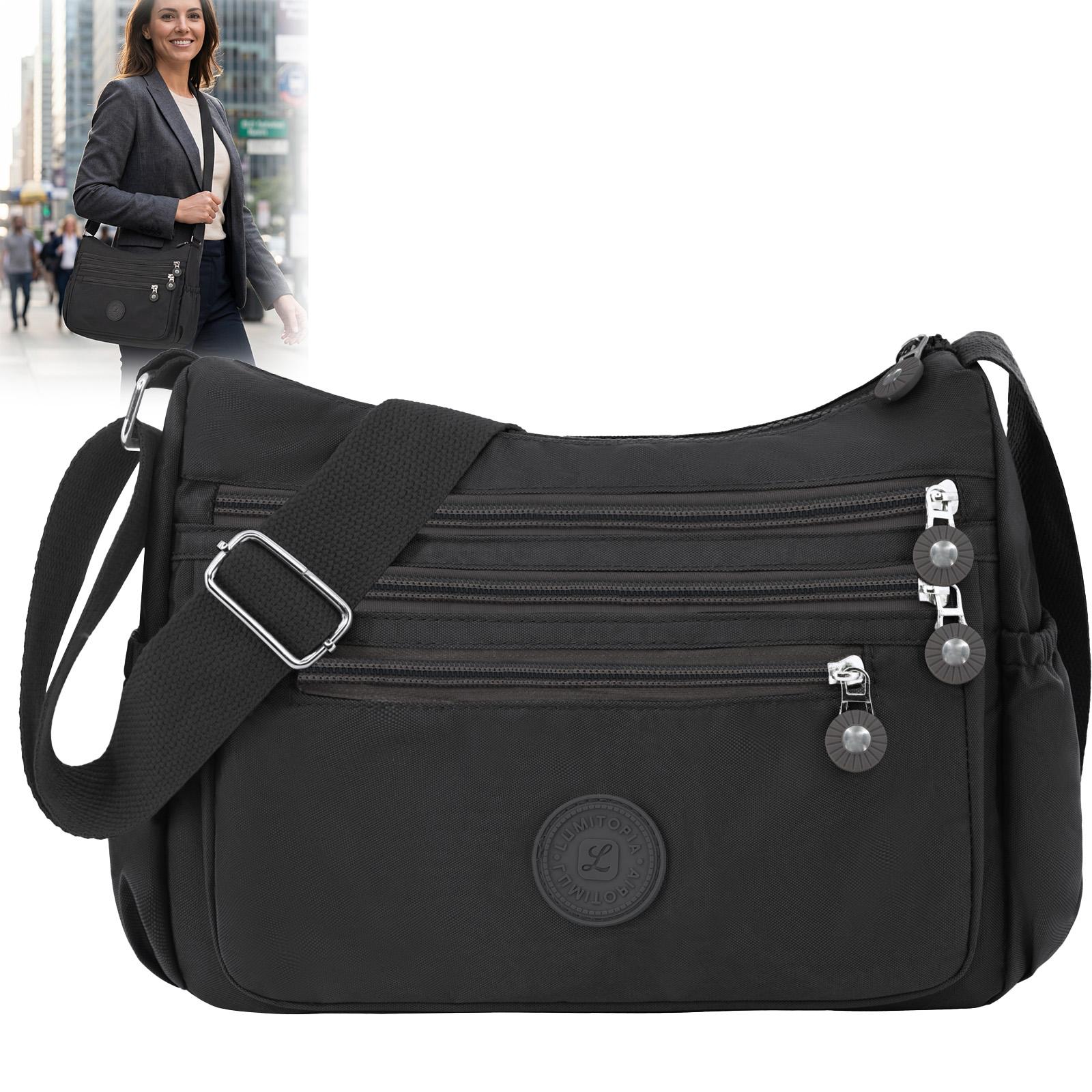 Nylon Travel Purses Anti Theft Crossbody Bag Purses for Women Waterpoof Shoulder Purse Multi-layer Pockets as gifts,Stylish, Durable — Mother's Day Gift,Birthday Gift