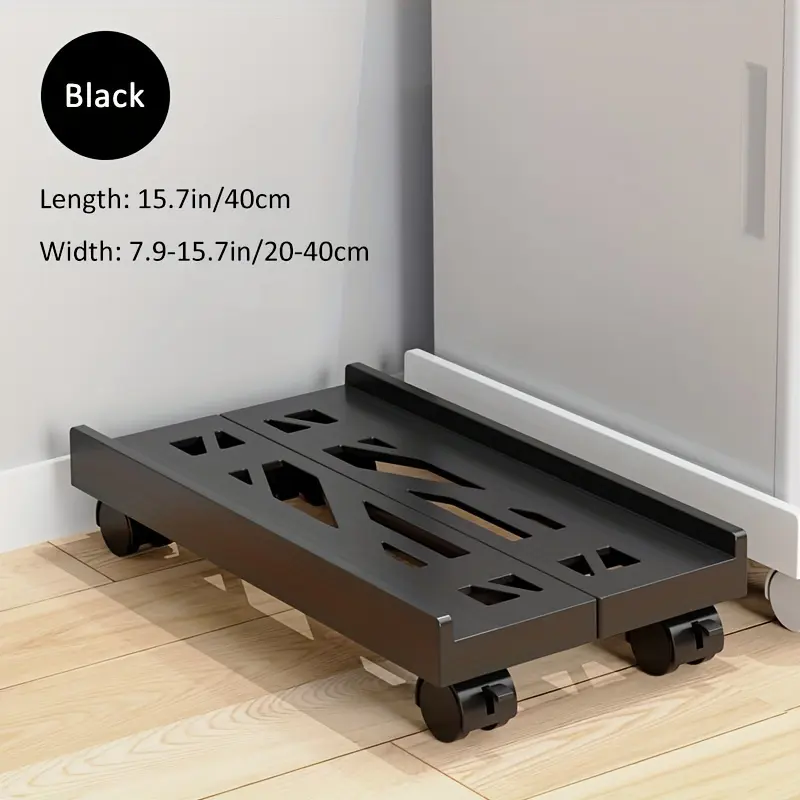 1pc Adjustable Laptop Stand Tray, Laptop Desk Tray - Durable Plastic Computer & Printer Holder with 360 Rotating Base, Portable Compact Design for Office, Printer, Air Conditioner, Small Appliances, Office Gadgets - Compatible with PC