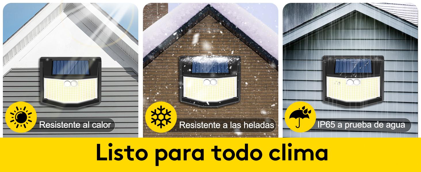 Solar LED Outdoor Lights, 248 LEDs Motion Sensor Lamp, 3 Modes, IP65 Waterproof Solar Security Light for Garden/Garage | Solar Exterior LED Light