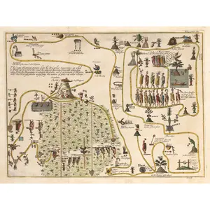 1720 The Ancients’ Migration from their Home in the Mountains to Tenochtitlan