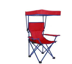 Ozark Trail Kids Canopy Chair with Safety Lock (125 lb. Capacity), Red/Blue
