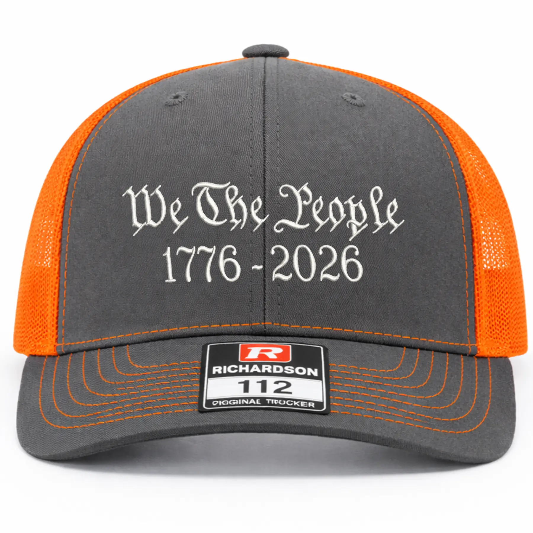 We The People Embroidered Richardson 112 Trucker Hat