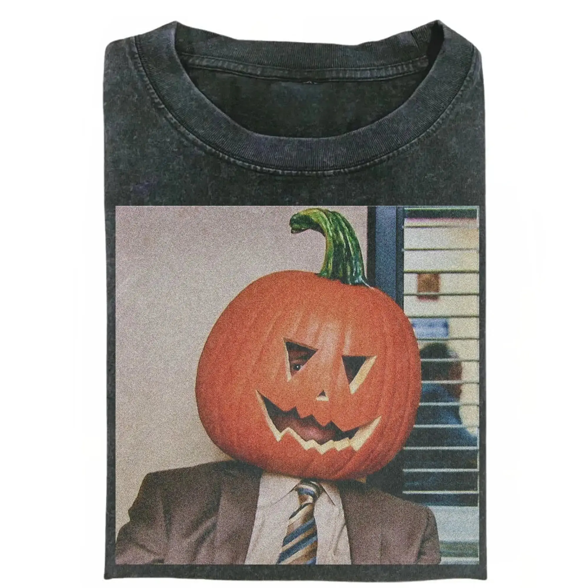 Halloween Pumpkin Head Vintage Shirts, Michael Scott Pumpkin Mask Shirt, The Office Halloween Shirt, Funny Office T-shirt, Michael Scott Costume Tee, Unisex Graphic Shirt