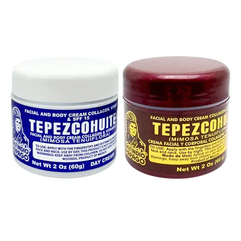 Viral Del Indio Papago Day & Night Moisturizer Bundle Set - 2oz (56g) Each, Nourishing, Restoring, Soothing Daily Hydrating Skin Care Bundle, Moisturizers