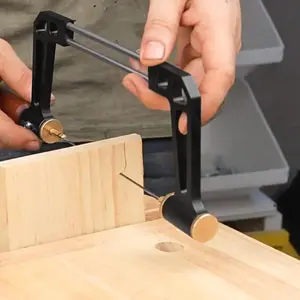 Coping Saw, Heavy Duty Aluminum Coping Frame Fret Saw & 3 Replacement Blades Set, Replaceable Blades, Woodworking Hand Tools for Wood Board, Plastic and Cutting