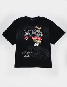 VON DUTCH Patches Mens Boxy Tee