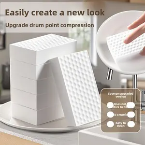 10-Pack High-Density Nano Magic Sponges, Reusable Dual-Sided Cleaning Pads, PU Sponge, Scratch-Resistant Dishcloth, Multi-Purpose Floor & Furniture Cleaner