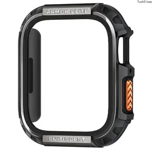 2026 New Case for Apple Watch Series 11 10 49mm 46mm 45mm 44mm with Screen Protector, Shockproof Protective Case Cover Bumper for iWatch Series 11 10 9 8 7 6 5 4 SE