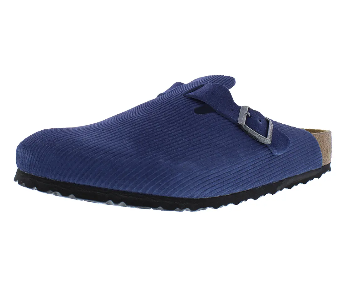 Birkenstock Boston Suede Clogs, Unisex Comfortable Slip-On Walking Shoes, Everyday Casual Footwear