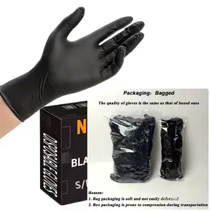 10/50/100pcs Nitrile Gloves, Disposable Rubber Gloves for Home Cleaning, Kitchen, Pet Care, Dyeing, Bathrooms, Nail Art, S/m/l/xl Sizes