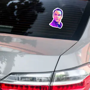 Dave Matthews Band Face Sticker - Intricate detailed illustration of the iconic musician's face.