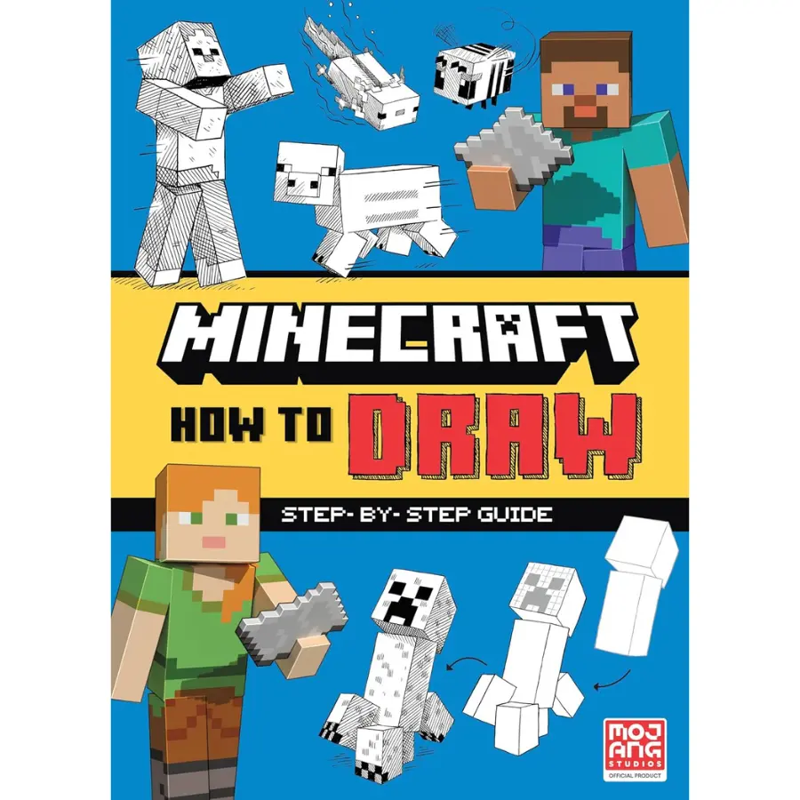Minecraft Character Drawing Book - Step-by-Step Guide for Kids, Easy Tutorial for Aspiring Young Artists
