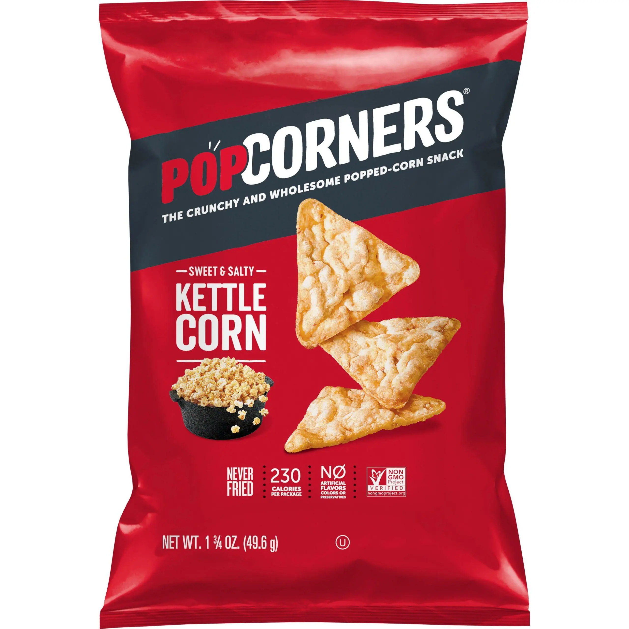 Popcorners Kettle Corn Popcorn 1.75 oz 24 ct XVL