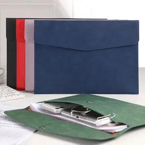 Leather File Bag A4 & A5 Options, Document Folder Organizer, Business Office Supplies, Ticket Holder, File Storage Pouch
