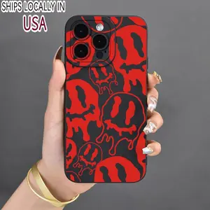 Creative Abstract Expression Pattern Phone Case, 1 Count Full Body Shockproof Phone Case for iPhone 11 12 13 14 15 Pro Max Series, Mobile Phone Protection Accessories
