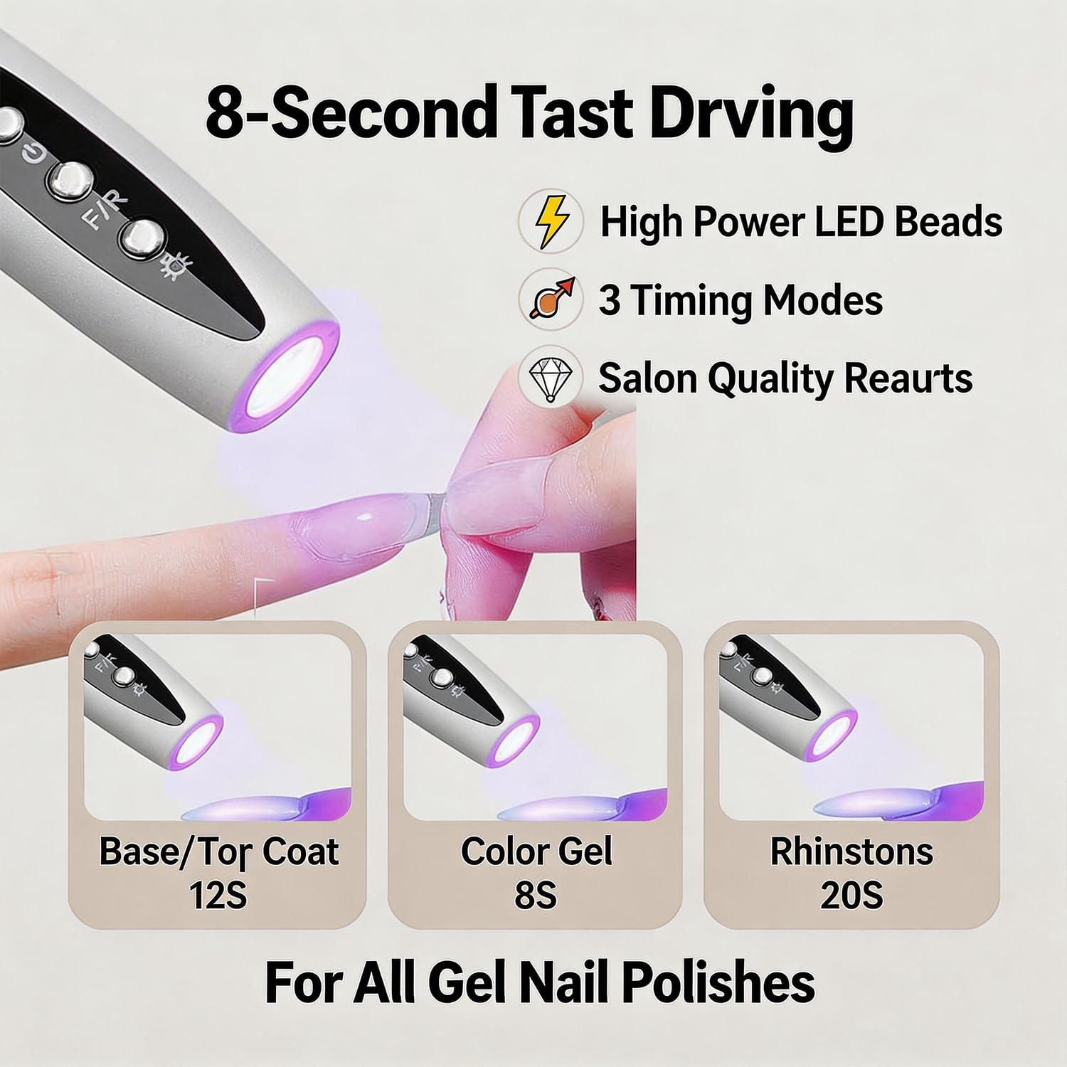 Rechargeable Nail Drill, Cordless Electric File for Fungus Nail Care | Thick Nail Maintenance, Smooth Nail Shaping & Buffing, Precise Cuticle Care, Gentle Daily Nail Grooming,