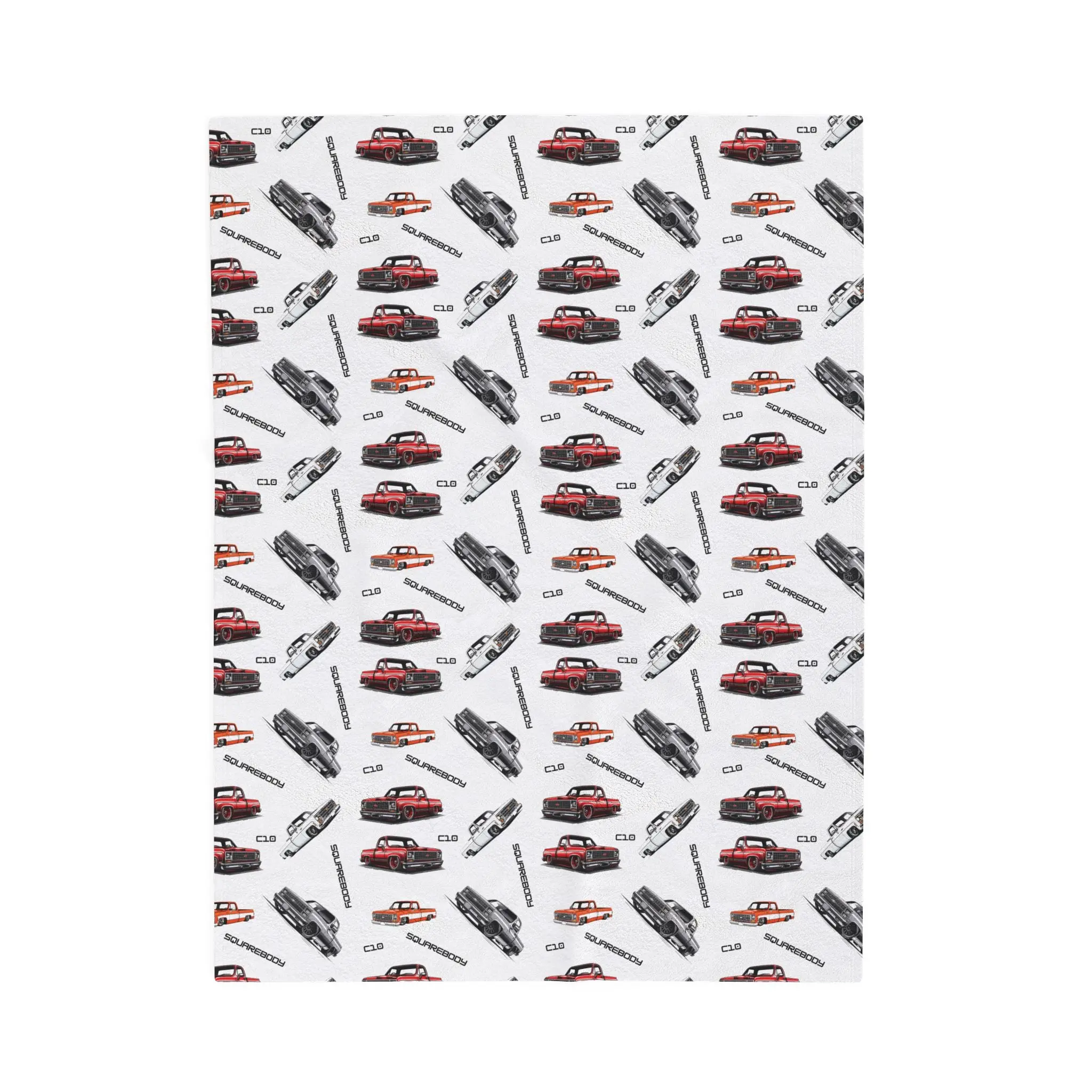 1970-1980s Classic Square Pickup Pattern Blanket
