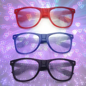 Fireworks Diffraction Glasses | Heart & Star Light Effects