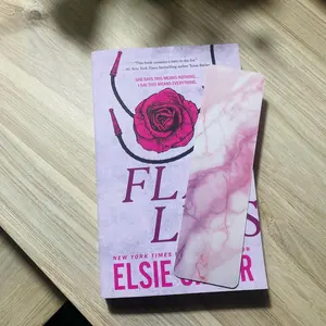 Pink Marble Bookmark