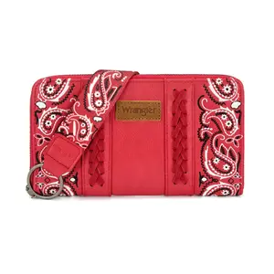 Wrangler Prairie Paisley Wristlet Wallet Wrangler Prairie Paisley Wristlet Wallet