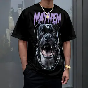 All-Over Print Unisex Drop-shoulder T-shirt|180GSM