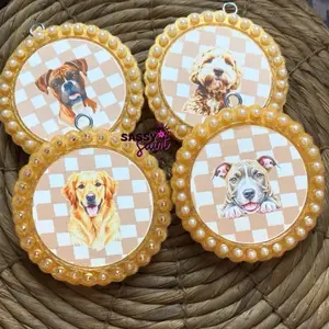 Fancy Dog Freshie-Sassy Saint- Made to Order-Premium Air Freshener for Car, Home, or Small Space Handcrafted with Unique Designs Long-lasting Fragrance 4-8 Weeks-Dog Lovers-Fancy