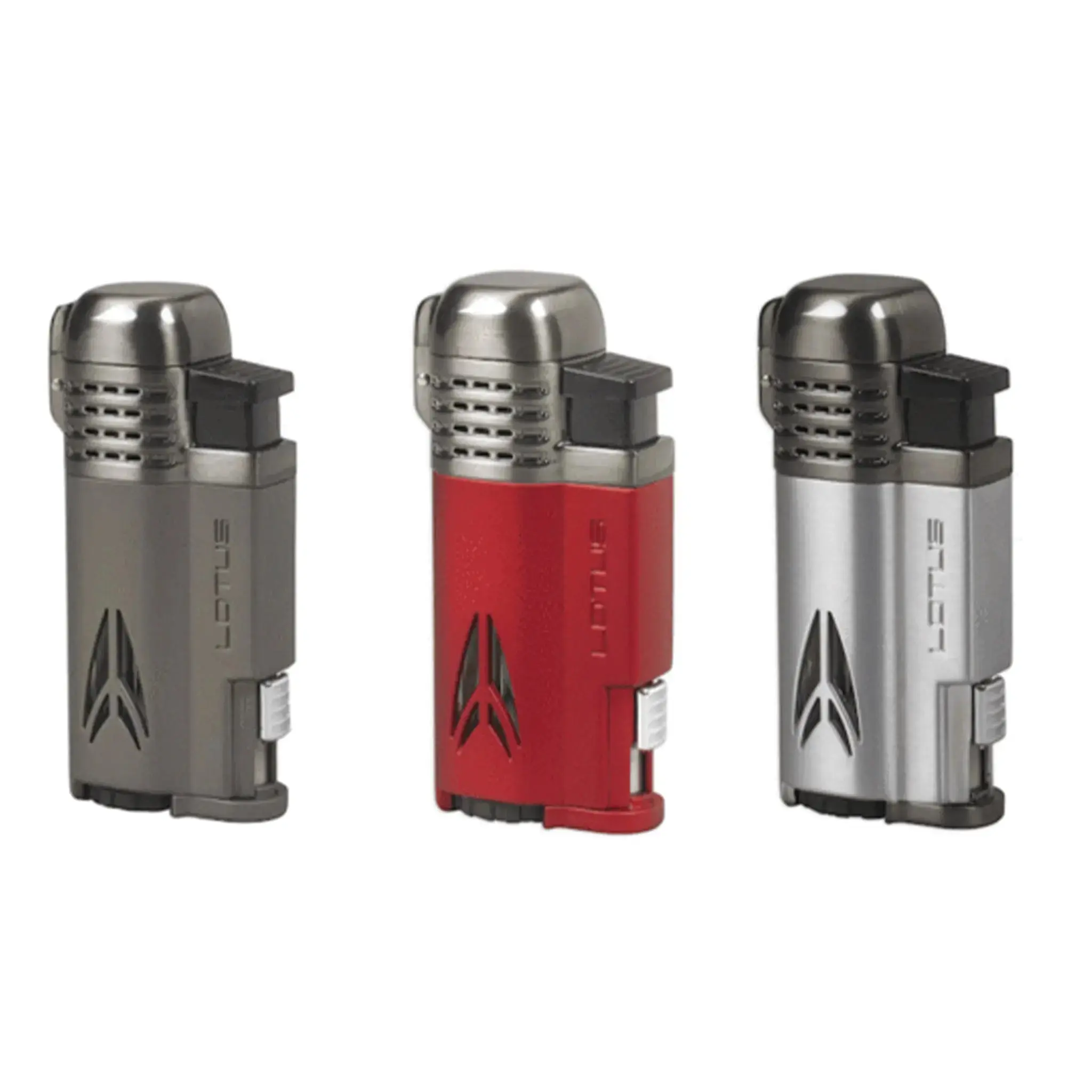 Lotus Lighter Defiant L65 Quad Jet Lighter w/ Cigar Punch