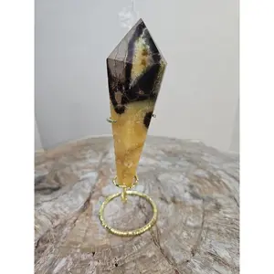 Healing Septarian Geode Dragon Scepter Crystal Tower - 251g Collectible Madagascar-Sourced Home Decor Statue by CrystalCloud Company