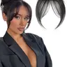 Women's Short Straight Bangs Wig, 8-Inch Fluffy Synthetic Hair Wig, Natural Realistic Design, Non-Slip Breathable, Ideal for Daily Wear, All Seasons, Halloween Costume Cosplay, Women's Fashion Hair Accessory, Wig With Bangs