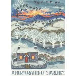 A Murmuration of Starlings XDD11 Counted Cross Stitch Kit
