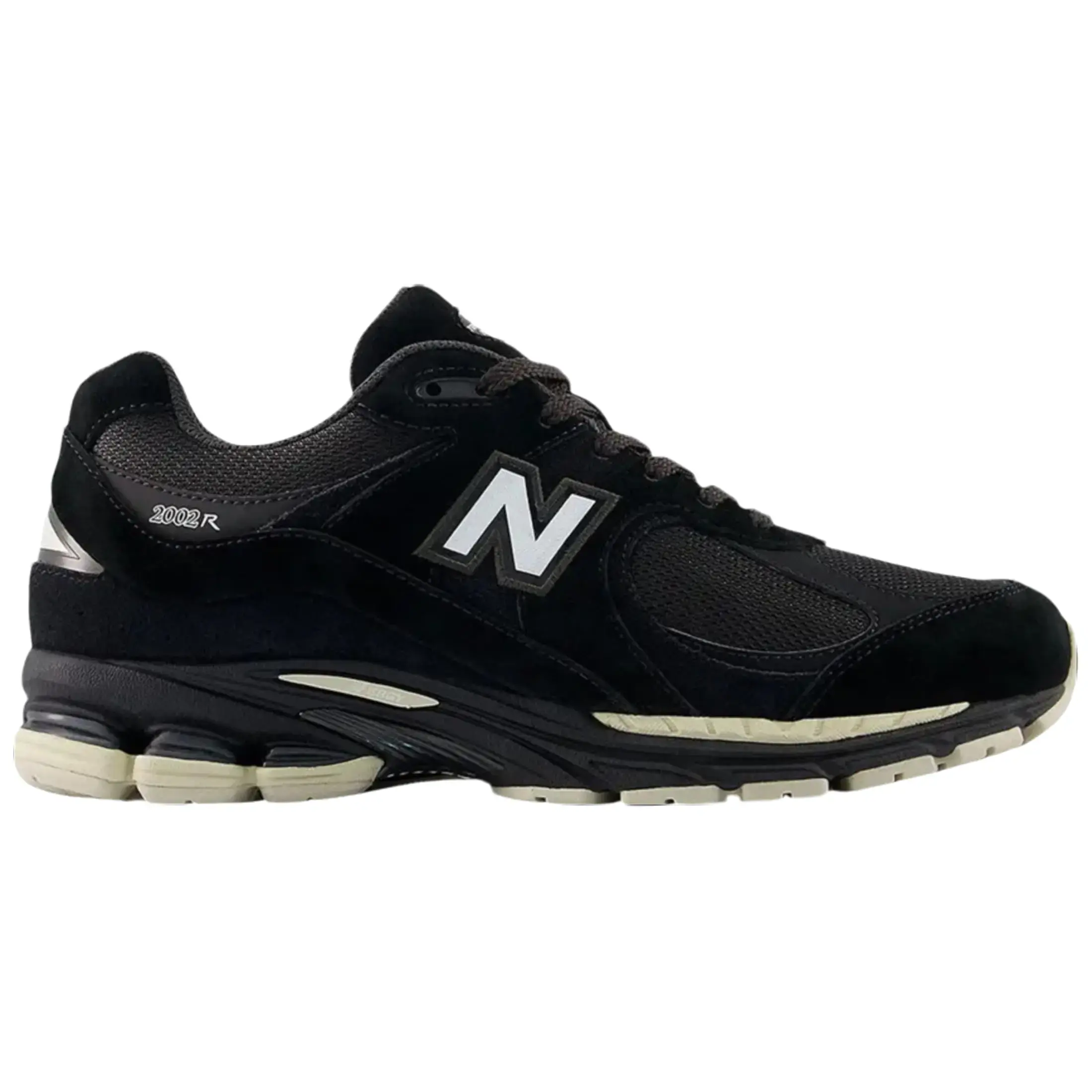 New Balance 2002R Black Timber Wolf White Men's Fashion Shoes New