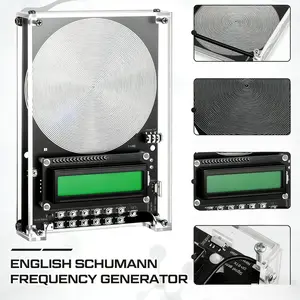 Adjustable Schumann Sine Wave Resonance Generator Ultra Low Frequency Generator Sound Frequency Machine with Usb and Acrylic Case (0.1hz-100khz)