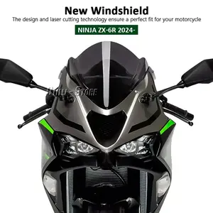 Kawasaki Ninja ZX-6R 2024 Motorcycle Front Windshield Modification Accessories