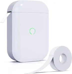 Mini Bluetooth Label Makers - D11 White Label Maker Machine with Tape Portable Label Printer Labeler for Labeling Jars Bins Home Organizing Office