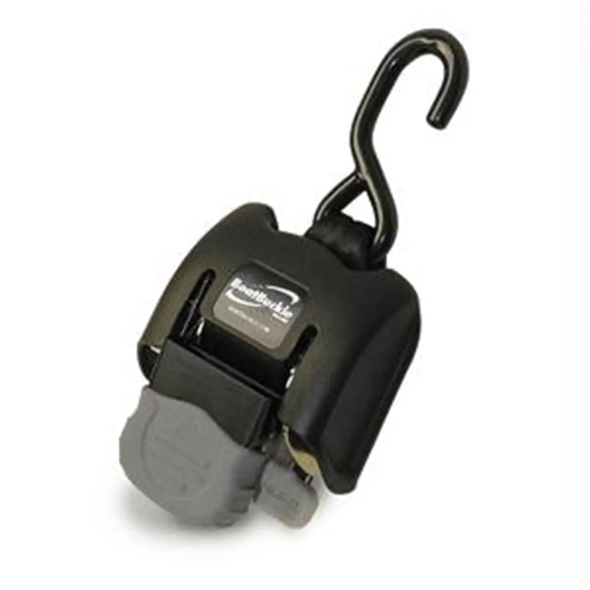 BoatBuckle G2 Heavy Duty Retractable Transom Tie-Down Pair - 14-43 in, 2500 lbs, Adjustable Mounting Angle (F08893) for Kayaking Water Sports, Contoured