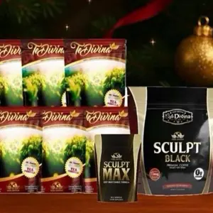 Pack Te Divina + Sculpt Black + Sculpt Max Holiday Festive Pack Supplement