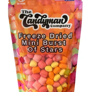 The Candyman company’s freeze dried mini burst of stars