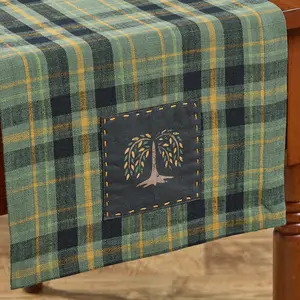 Willowton Patch Plaid Table Runners