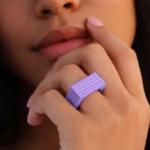 Silicone Ring Lavender BLING by SENA