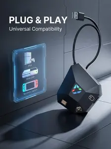 Keyboard & Mouse Adapter for Gaming – USB Wired Converter for PS4/PS3, Xbox One/Xbox 360, Nintendo Switch – Plug & Play, Turn Your KBM into Controller
