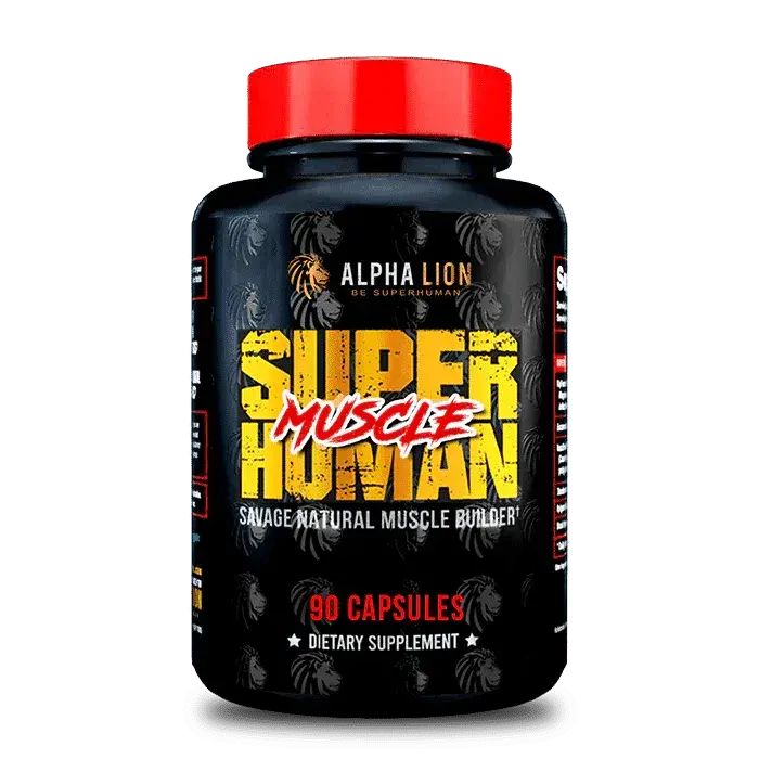 Alpha Lion SuperHuman Muscle | Muscle Building Formula for Size and Strength | Supports Faster Muscle Repair, Recovery and Increased Nitric Oxide for Bigger Pumps | Available at Prime Sports Nutrition