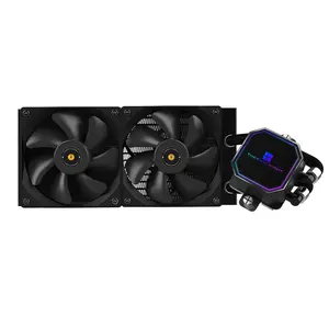 Frozen Prism 240 Black CPU Liquid Cooler,Efficient PWM Controlled Pump 3300RPM,TL-E12 Series PWM Fan2,Water Cooling Computer Parts,for  AM4/AM5, LGA1150/1151/1200/1700/2011