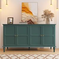 Green four-door cabinet